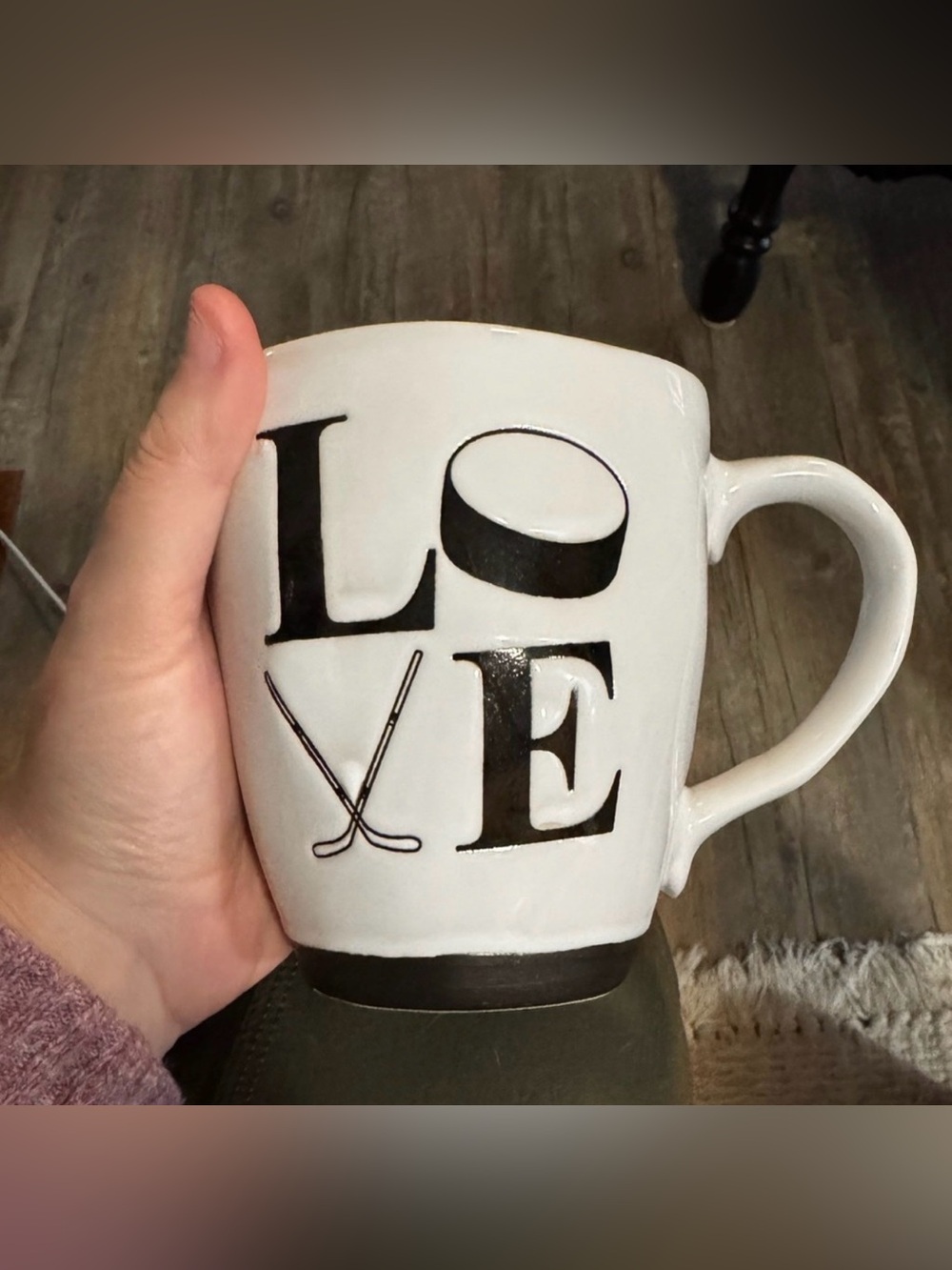 Cypress Home “Love” Hockey Themed Mug